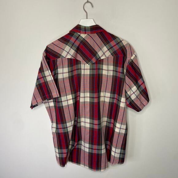 Vintage  Hero Pearl Snap Short Sleeve Western Shirt - Men's XL - Picture 2 of 4